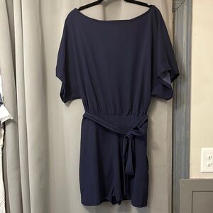 Elegant Navy Blue Women's Dress
